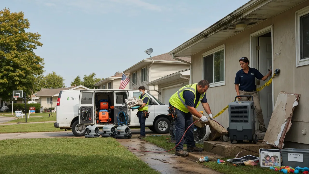 Water Damage Restoration in Danforth, IL near me